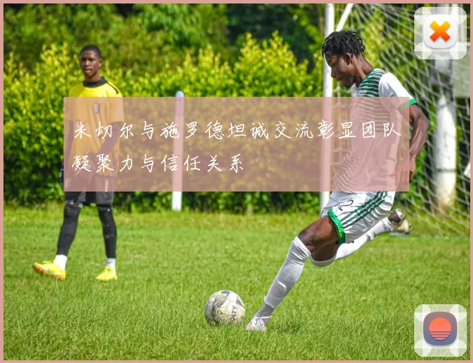 米切尔与施罗德坦诚交流彰显团队凝聚力与信任关系